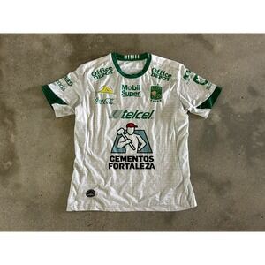 Leon‎ FC Away Jersey White Green Pirma Size Large/Grande Liga MX